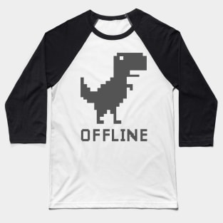 Offline Dinosaur Baseball T-Shirt